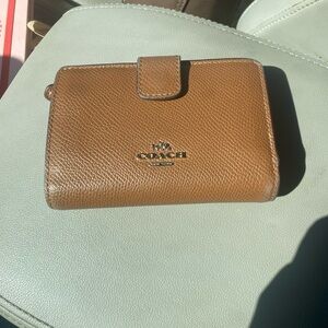 Coach Brown Leather Wallet